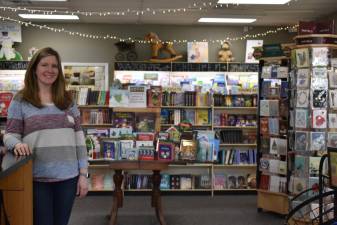 Jennifer Carlson, who bought Sparta Books in Sparta, NJ in August 2021.