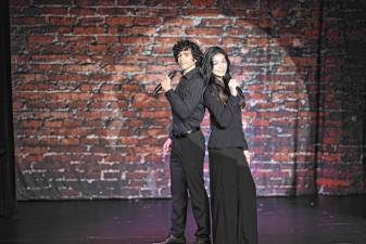 Pope John XXIII Regional High School students Marco Concha and Evangeline Pabalan, both 16, will perform Thursday, May 23 at Sparta Avenue Stage. (Photo by Angelo de la Fuente)