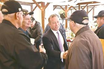 U.S. Rep. Josh Gottheimer at the Sussex County Veterans Appreciation Lunch.