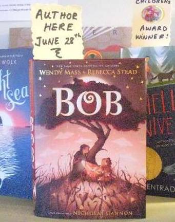 Wendy Mass' latest book was prominently displayed at Black Dog Books in Newton, in anticipation of an author talk and book signing held Thursday at the independent bookstore on Spring Street.