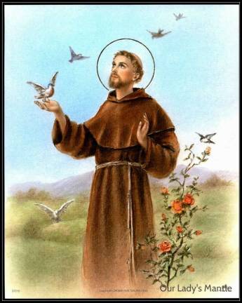 Saint Francis of Assisi Image courtesy of Catholic news World