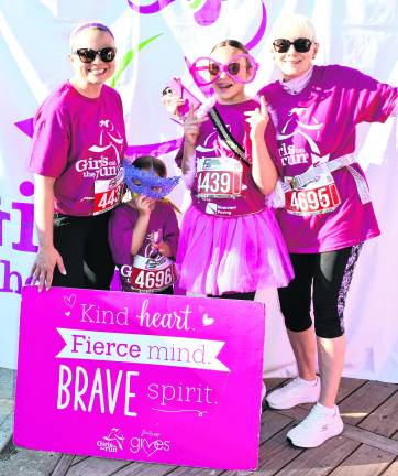 Cori, Quinn, Kenedy Prisco and Margaraet Macrae, all of Sparta pose for a photo.