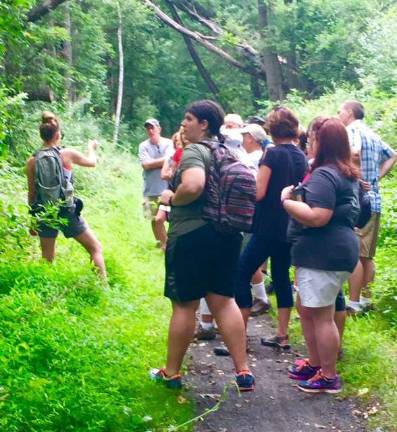 On the Paulinskill Trail last year photo provided
