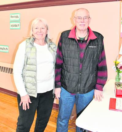 <b>Laura and George Lippencott are celebrating Laura's retirement after 30 years at Manna House.</b>