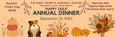 Father John’s Animal House fundraiser is Saturday