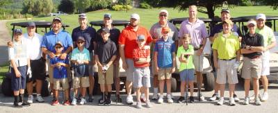 Parents and their children are ready to compete in the Mid-Summer Golf Classic at the Crystal Springs Resort’s Minerals Golf Club.