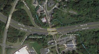 Roadwork ahead: Route 15 bridge in Sparta.