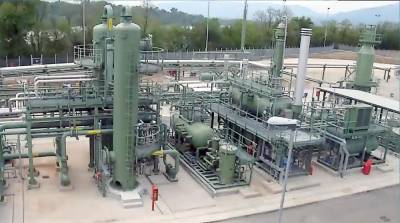 A compressor station, from Empower NJ's Tennessee Gas Pipeline Virtual Town Hall