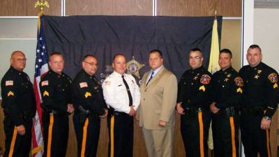 Corporal Jeffery Miller, Sergeant Jeremy Lock, Sergeant Anthony Masucci, Sheriff Michael Strada, Warden Mark Farsi, Sergeant Daniel Truppo, Sergeant Michael Scuzzese, Sergeant Erich Olsen