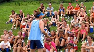 Kate Brennan inspired many young lacrosse players at last year's camp. Photo provided