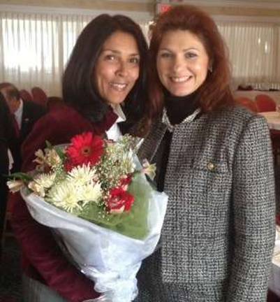 Gina Lancellotti and Charlene Fiorita (Branch Vice President of Coldwell Banker Residential Brokerage in Sparta)