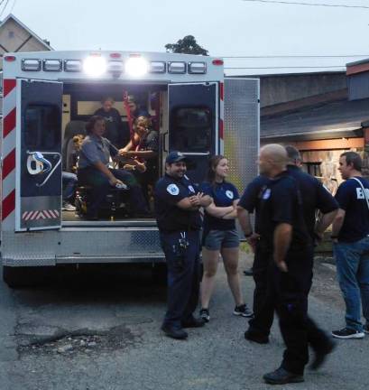 The fire department's Truck 2 was also on display. PHOTS BY MANDY CORISTRON a
