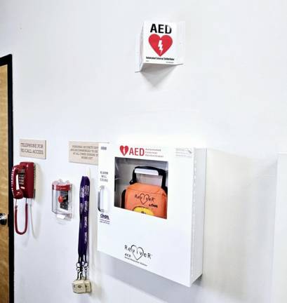 The AED device at Anytime Fitness in Franklin helped save Andrew Weekley’s life.