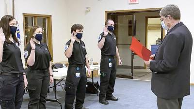 Sparta Ambulance Squad installs officers and trustees