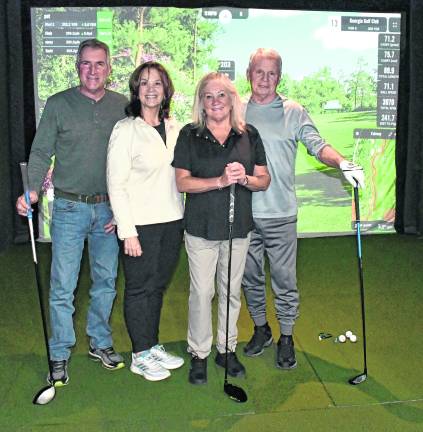 Dave and Nancy DeBlieck from Rockaway and Cindy and Pat McKernan from Sparta are shown.