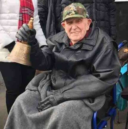Judge Weber loved a parade. often the Newton Town Crier would ask him to ring the bell.