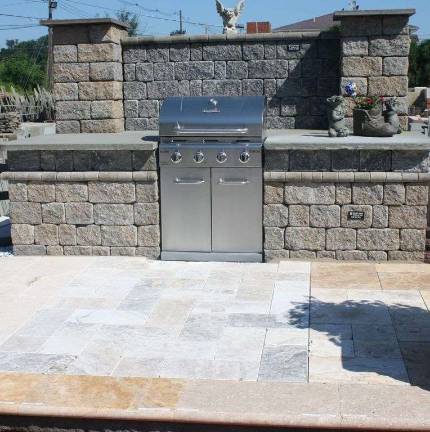 One of the outdoor kitchen available at Route 23 Patio