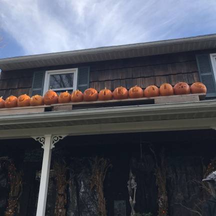 Wonder why neighbors call it the pumpkin house?
