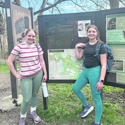 Kaylee Kelso completed her BSA Explorer Merit Badge while learning about a local hiking destination.