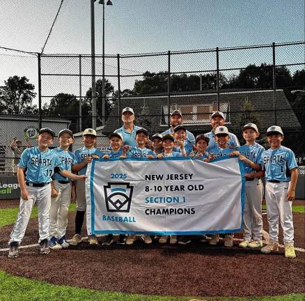 SLL1 The Sparta Little League’s 10U All Star Team wins the Section 1 Championship.