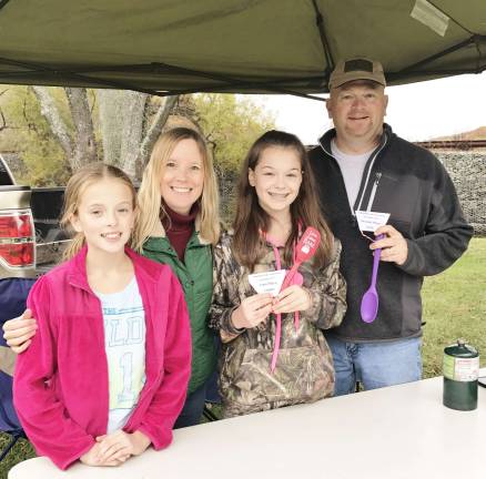 The Williver family won the Best Cookie Competition and was second for their chili.