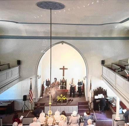 <b>The annual service at the Old Clove Church in Wantage was Sunday, Sept. 21. (Photo by Bill Truran) </b>