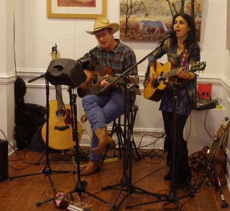 Music for the evening was provided by Debbie Fisher Palmarini of Liberty, N.Y. and Stephen Vecchiotti of Vernon.