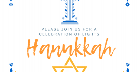 Hanukkah candle lighting tonight