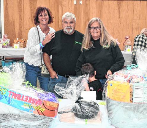 Cheryl Armstrong of Branchville, and Joe and Cindy Falotico of Stillwater pose for a photo.