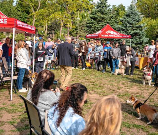 Blessing of the dogs at the annual Dog Show and Parade at Lake Mohawk Country Club on Sunday, Sept. 21 in Sparta. (Photos by Nancy Madacsi)