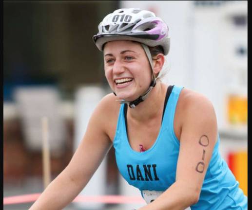 A cyclist last year in the midst of the contest