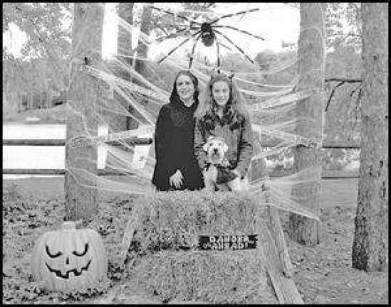 Chloe wins scariest costume award