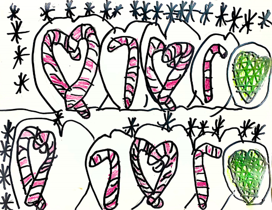Candy cane hearts by Laird Alfseh, 8.