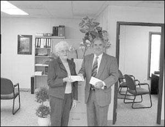 Lois Mayer wins Noble Bank grand' prize sweepstakes