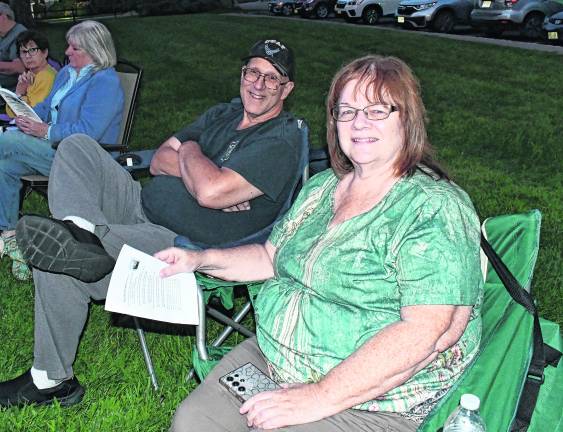 Mike and Barbara Osborne of Franklin pose for a photo.