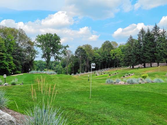<b>Hole 14 of the 1Club course. (Photo by Theresa Esposito)</b>