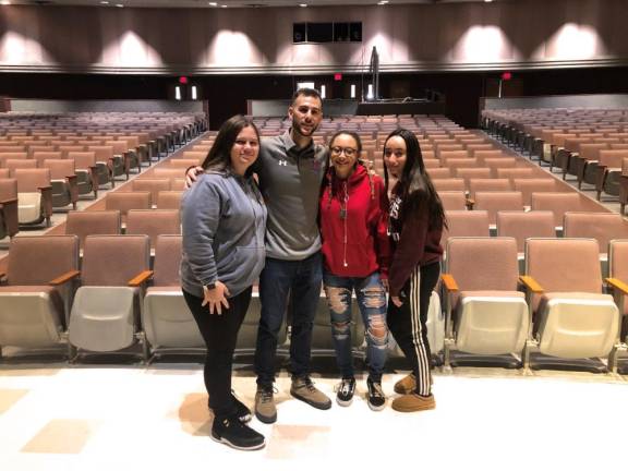 Tom Tice of Warrior Strong, spoke to Hopatcong students.