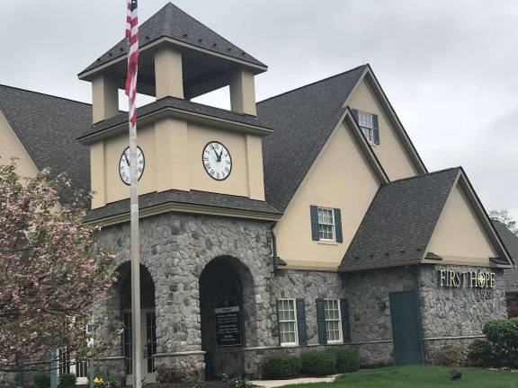 First Hope Bank branch on Newton-Sparta Road in Andover