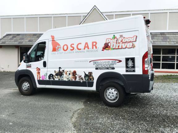 The OSCAR van, serving the region's needy animals