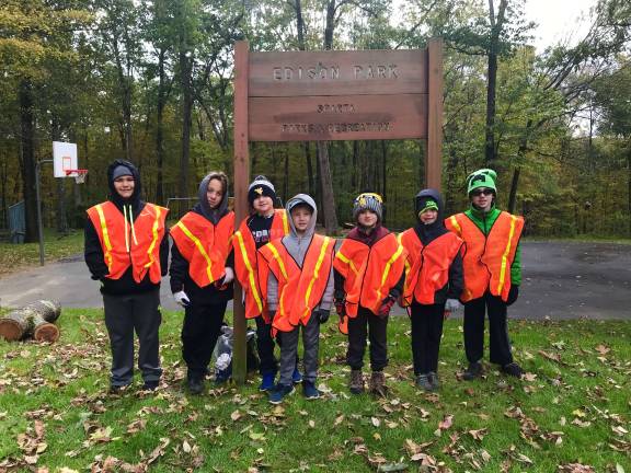 The world was a little more beautiful and a lot cleaner after Cub Scout Pack 295 cleaned up Sparta and surrounding area parks this past weekend. (Photos by Cub Scout Pack 295).