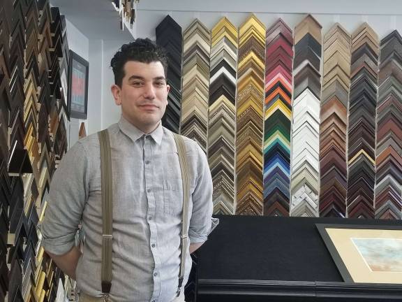 Marshall Okin, owner of Art Etc Photos by Rose Sgarlato