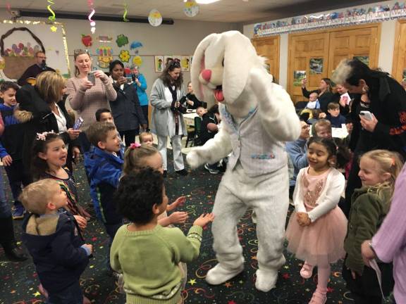 As promised, the Easter Bunny arrived