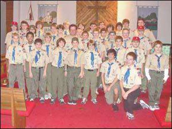 Sparta Troop 150 advances in rank, earns merit badges