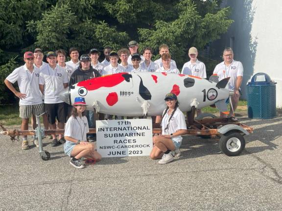 Sussex County Technical School students competed in the 17th International Human Powered Submarine Races in June.