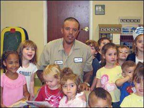 Freeholder Parker Space is celebrity reader at learning center