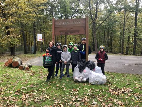 Cub Scout Pack 295 cleans area parks