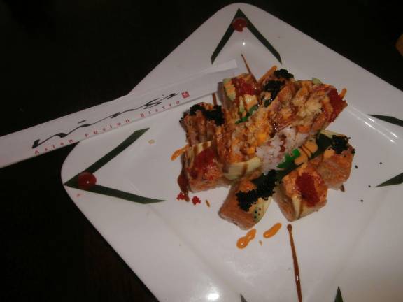 The Crazy Friday sushi roll.
