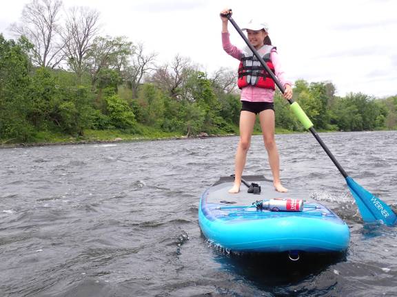 <b>Paddling the Delaware River. Photo: Becca Tucker</b>