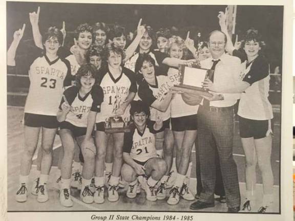 1985 Sparta High School's undefeated Girls Basketball Team