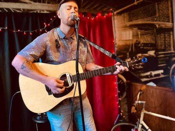 Mike Herz will play acoustic rock and folk tunes at 4 p.m. Saturday at Angry Erik Brewing in Newton. (Photo courtesy of Mike Herz)